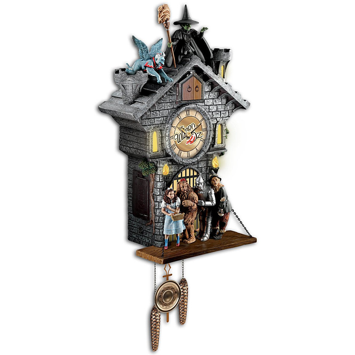 The Bradford Exchange All in Good Time, My Little Pretty Cuckoo Clock with Barking Toto The Bradford Exchange