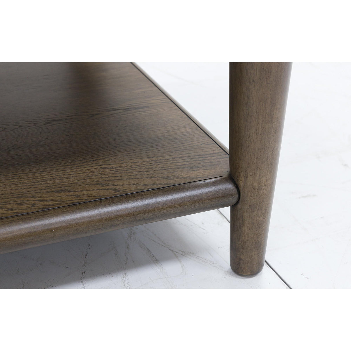Signature Design by Ashley Roanhowe Contemporary 2-Drawer Coffee Table with Open Lower Shelf and Tapered Legs, Dark Brown Signature Design by Ashley