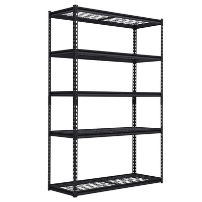 GarveeTech Heavy Duty Garage Shelving Unit, 48 in L x 18 in W x 72 in H Adjustable Storage Shelves, 2500 LBS Load Capacity, Durable Metal Shelves for Garage Organization, Basement, Workshop
