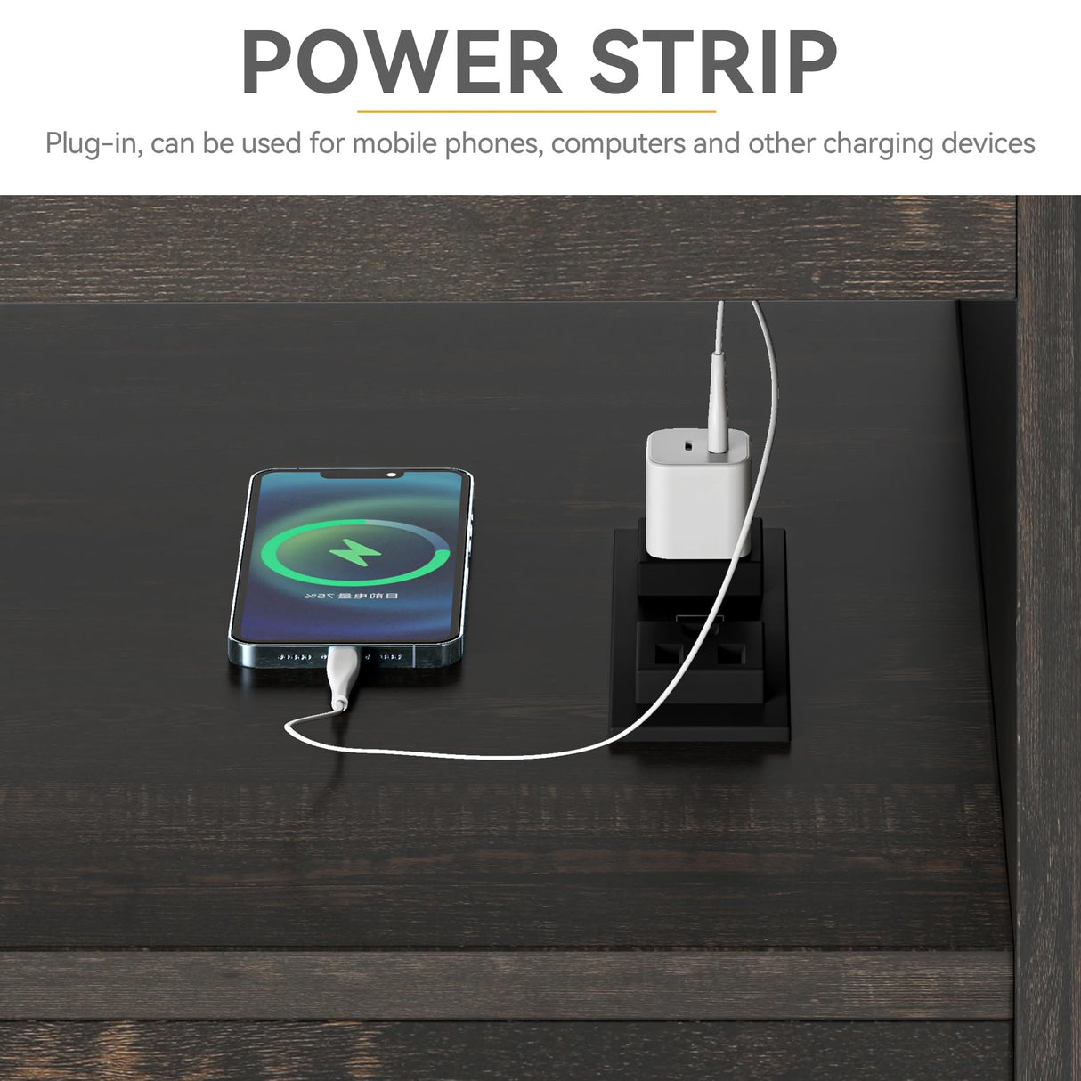 DWVO Board Game Table Living Room: 3-in-1 Game & Puzzle Table with Play Mat, 4 Drawers, Power Outlet, Removable Top (Dark Oak) DWVO