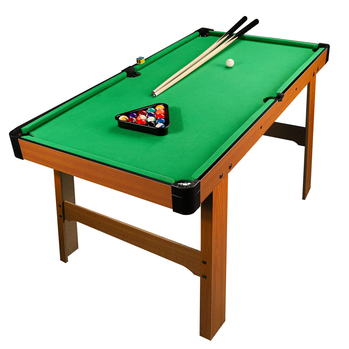 BBnote 48" Green Mini Pool Table, Billiard Tables includes 21 Billiards Equipment Accessories, Game Table for Kids and Adults BBnote