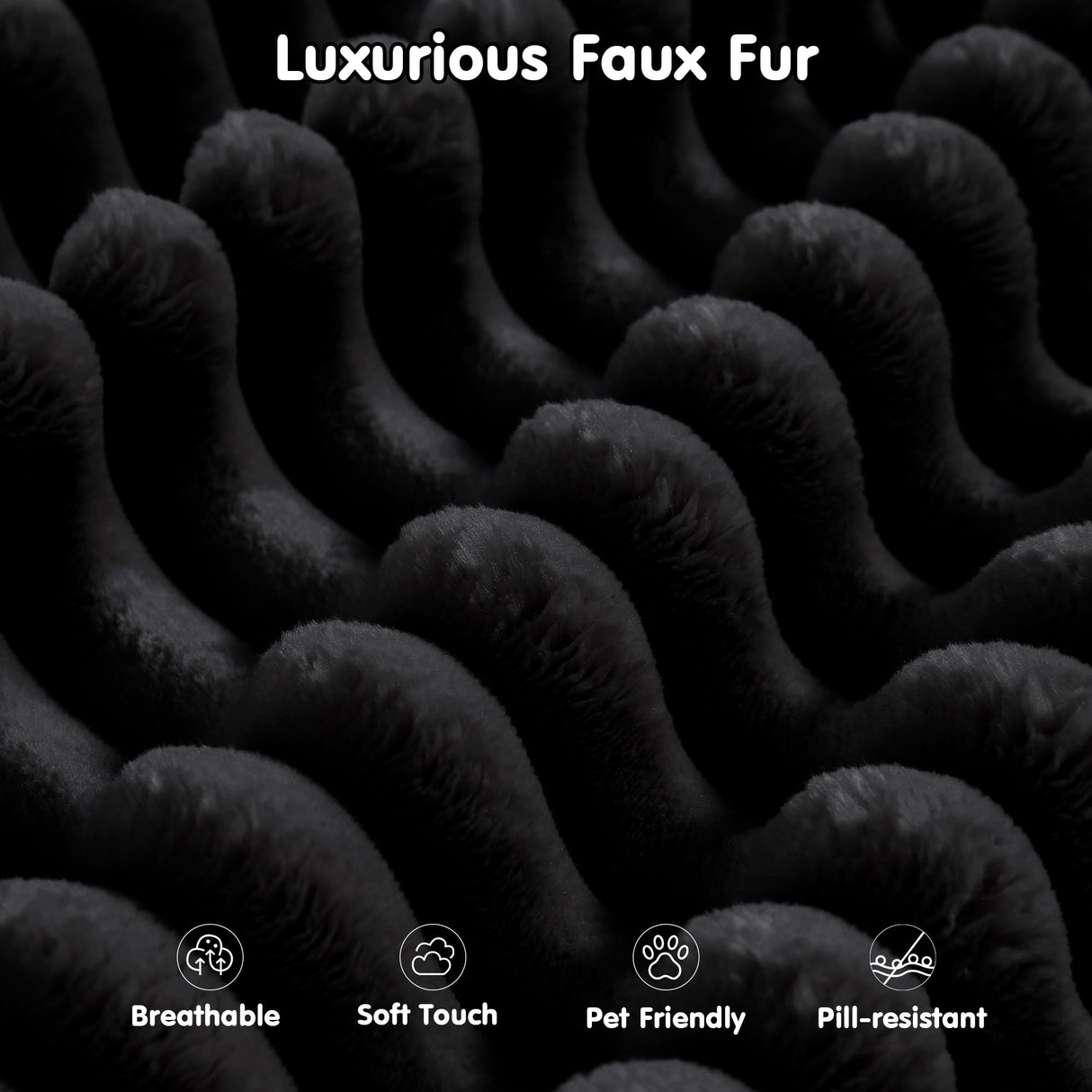 ovios 104" Cloud Sectional Couch with L-Shape Chaise,Modern Modular Sofa with Deep Seat, Upholstered Couches for Living Room Bedroom,No Assembly Required, Black (Plush Corduroy Fabric) ovios