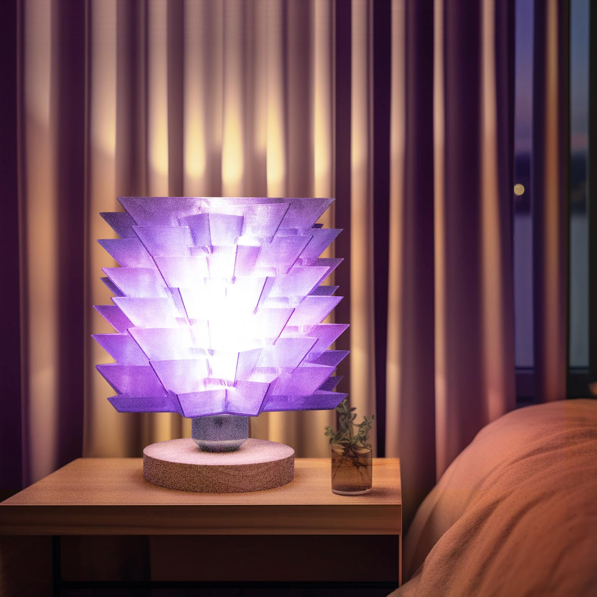 iSANGHU Shiny Clear 3D Printer Filament 1.75mm, High Speed PETG for 30-600mm/s, Blue to Purple Gradient Filament with Sparkling Glitter, Transparent PETG Filament 1kg(2.2lbs) Spool iSANGHU