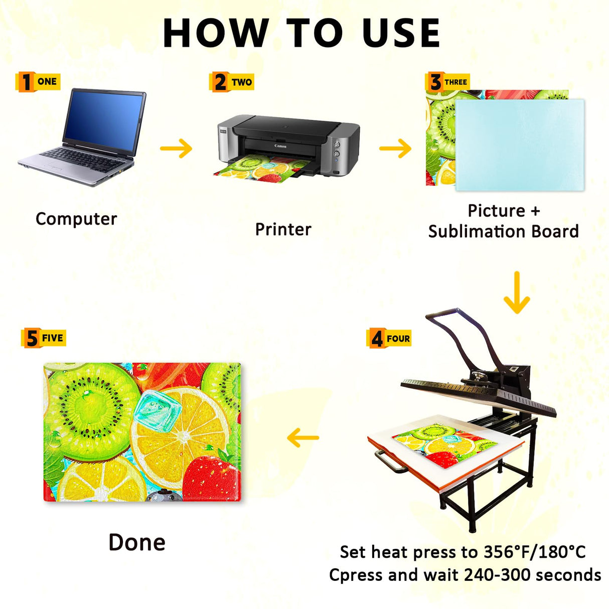 10 Pack Sublimation Glass Cutting Board Blanks, 11"x7.87" Heat Thermal Transfer Sheet DIY Picture Chopping Board, Textured Blank Cutting Boards for Kitchen Countertop Beclumas