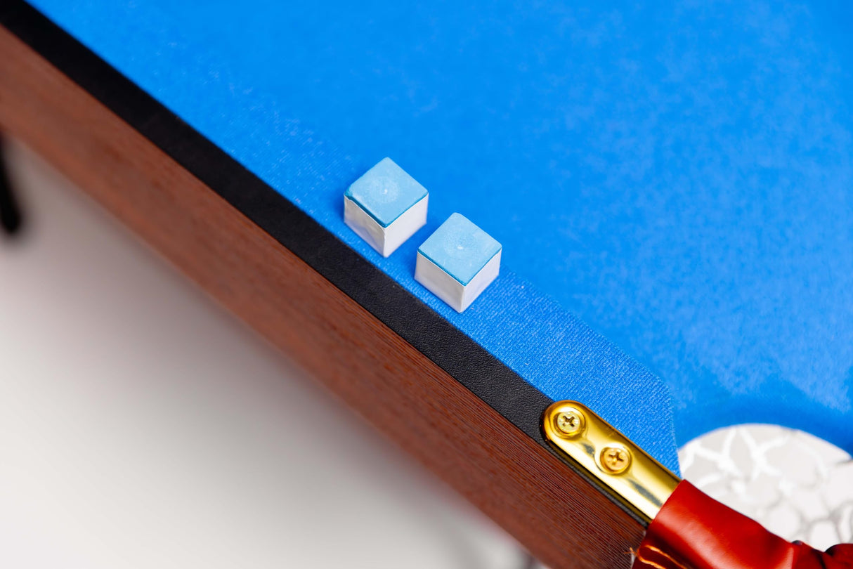 RACK Crux 55 in Folding Billiard/Pool Table (Blue) RACK