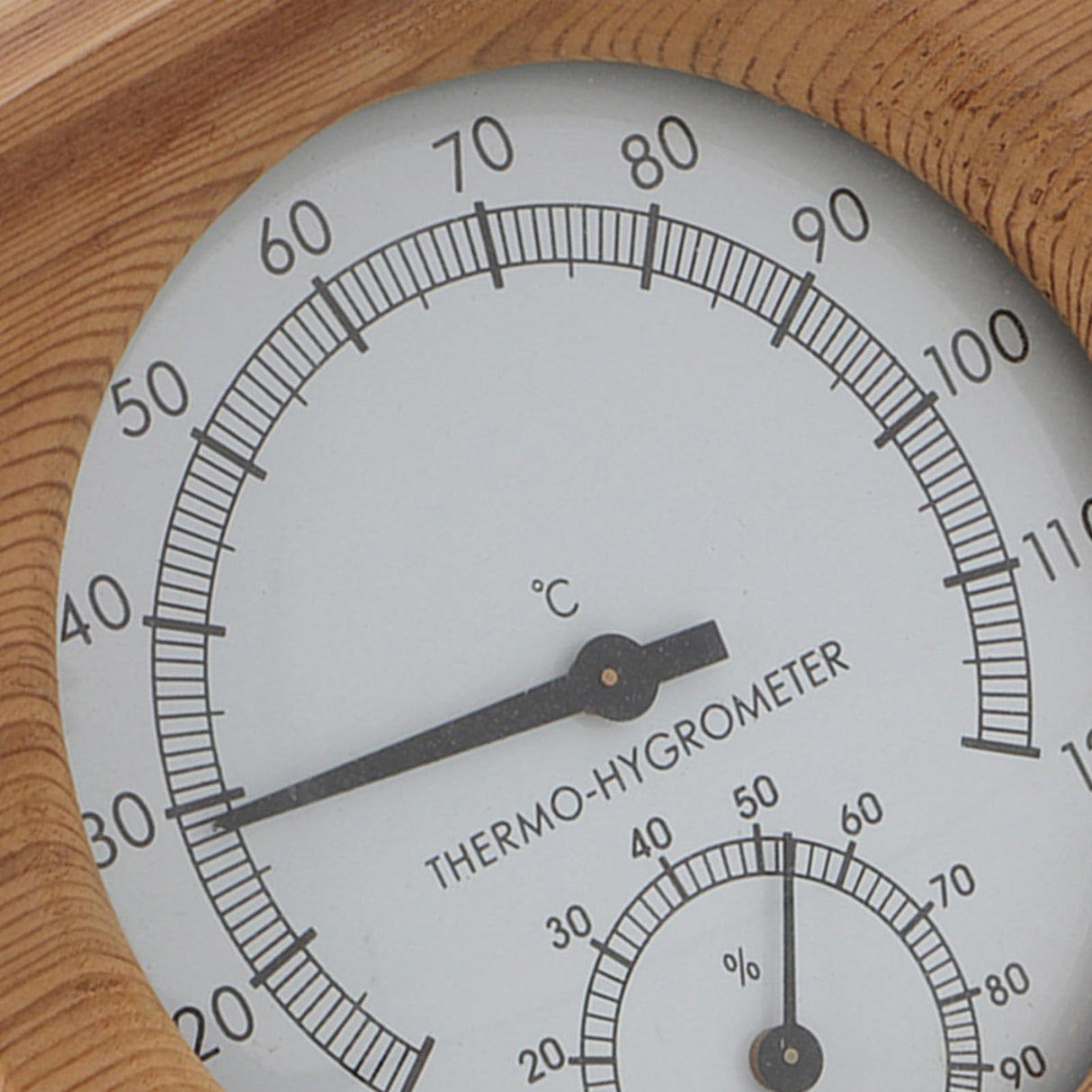 Sunicon Sauna Thermometer, 2 in 1 Indoor Wood Thermo Hygrometer Thermometer Hygrometer Steam Room Sauna Room Accessories Sunicon