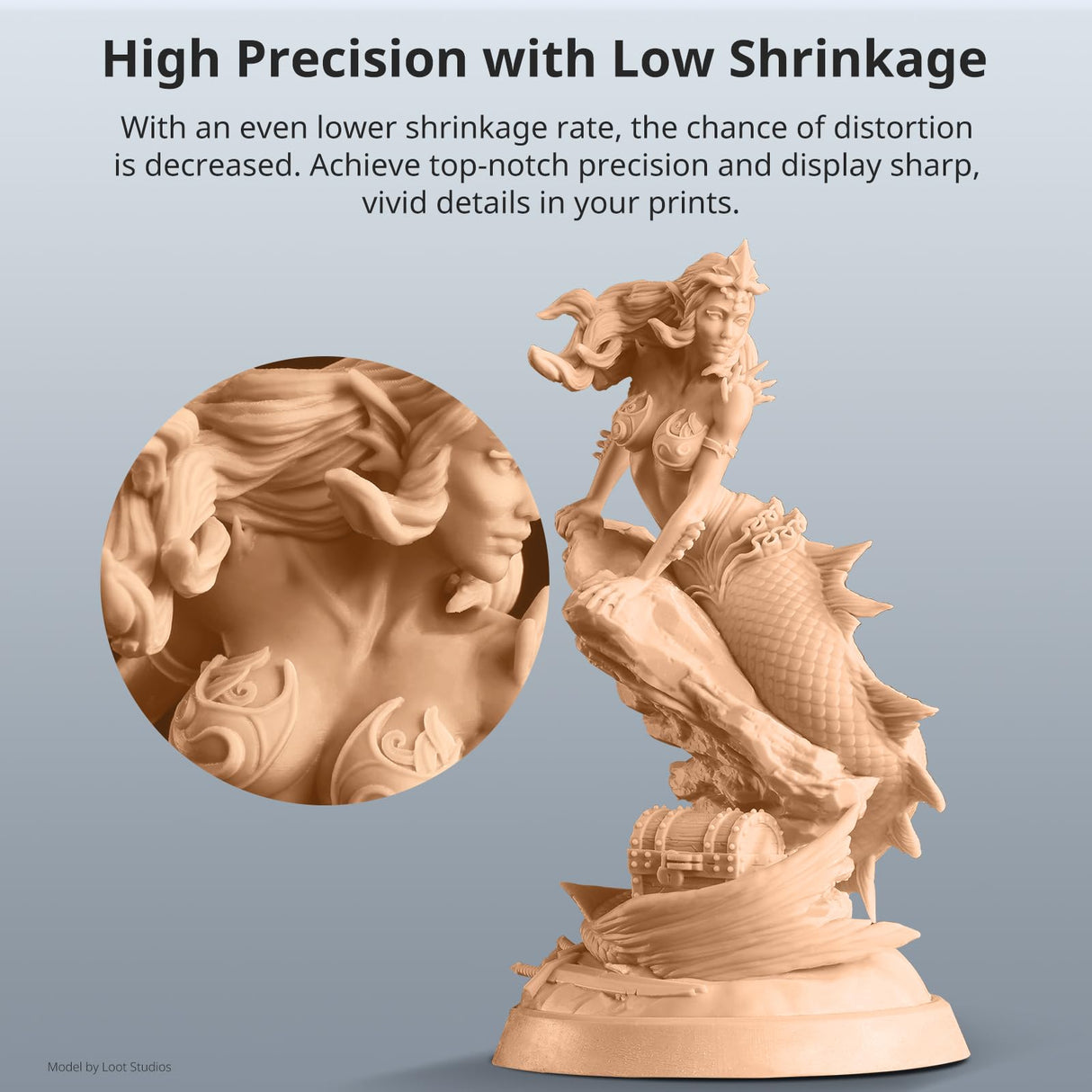 ANYCUBIC 3D Printer Resin, ABS-Like Resin Pro 2 with Enhanced Strength and Toughness, Performance far Superior to ABS-Like Resin, Low Odor, Wide Compatible for All Resin 3D Printers (Beige, 1kg) ANYCUBIC