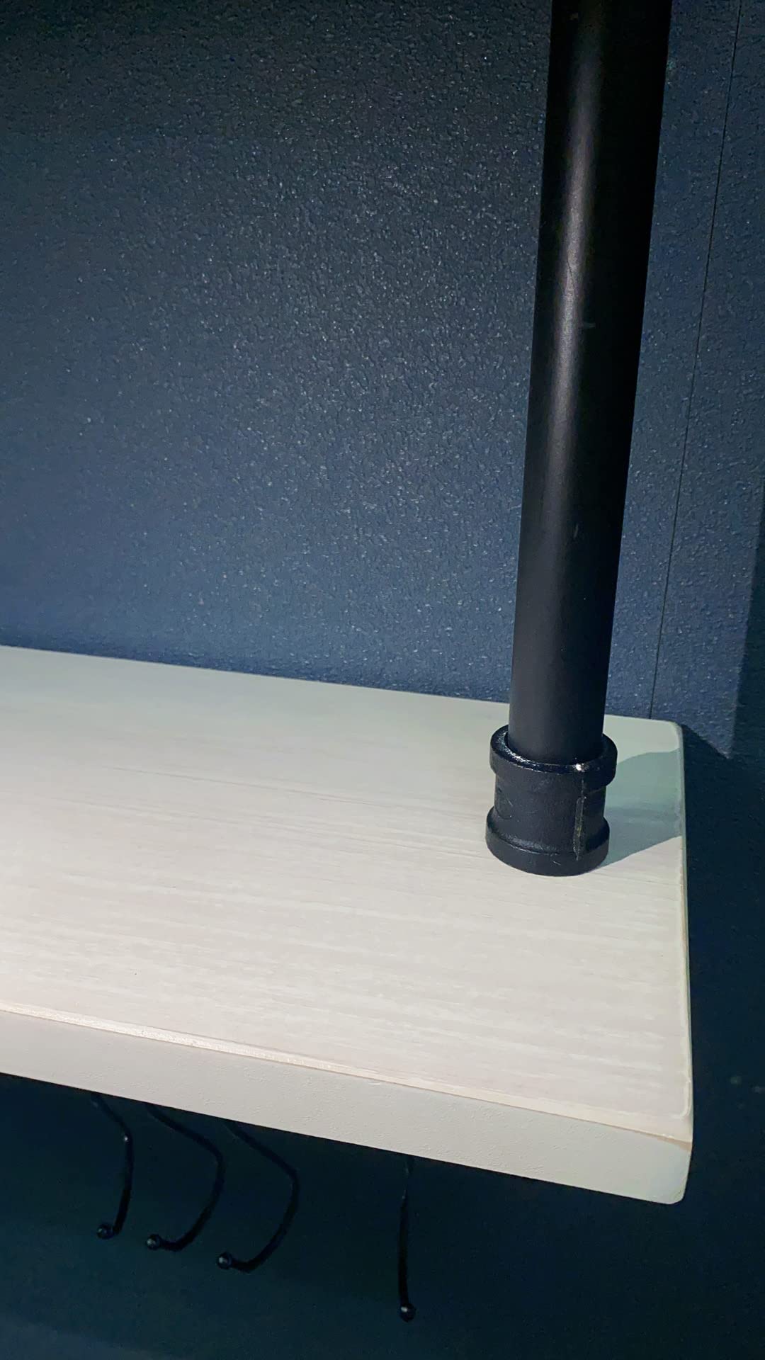 ROGMARS Industrial Pipe Shelving Bathroom Pipe Shelves with Towel Bar,3 Tier 24 inch Retro White Rustic Farmhouse Pipe Industrial Wall Shelves Bathroom Shelves Over Toilet for Storage ROGMARS