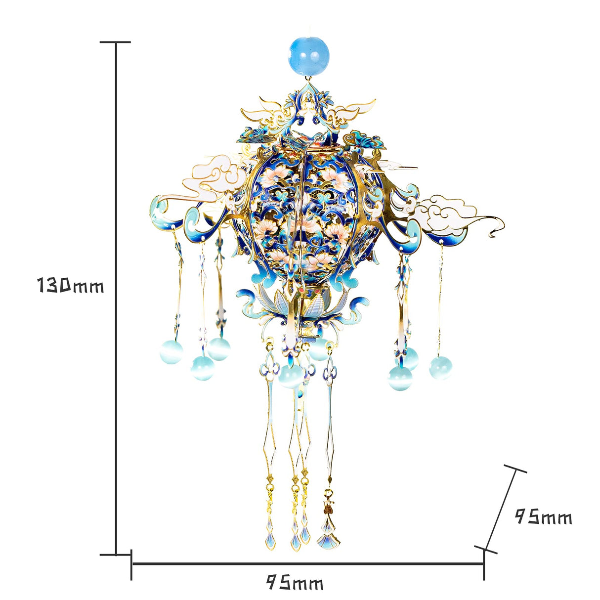 MU 3D Metal Puzzles Model Kits Building for Adult to Build Scented Sachet A, Ancient Palace Miniature Assembling, Birthday DIY Gifts and Home Decor MU