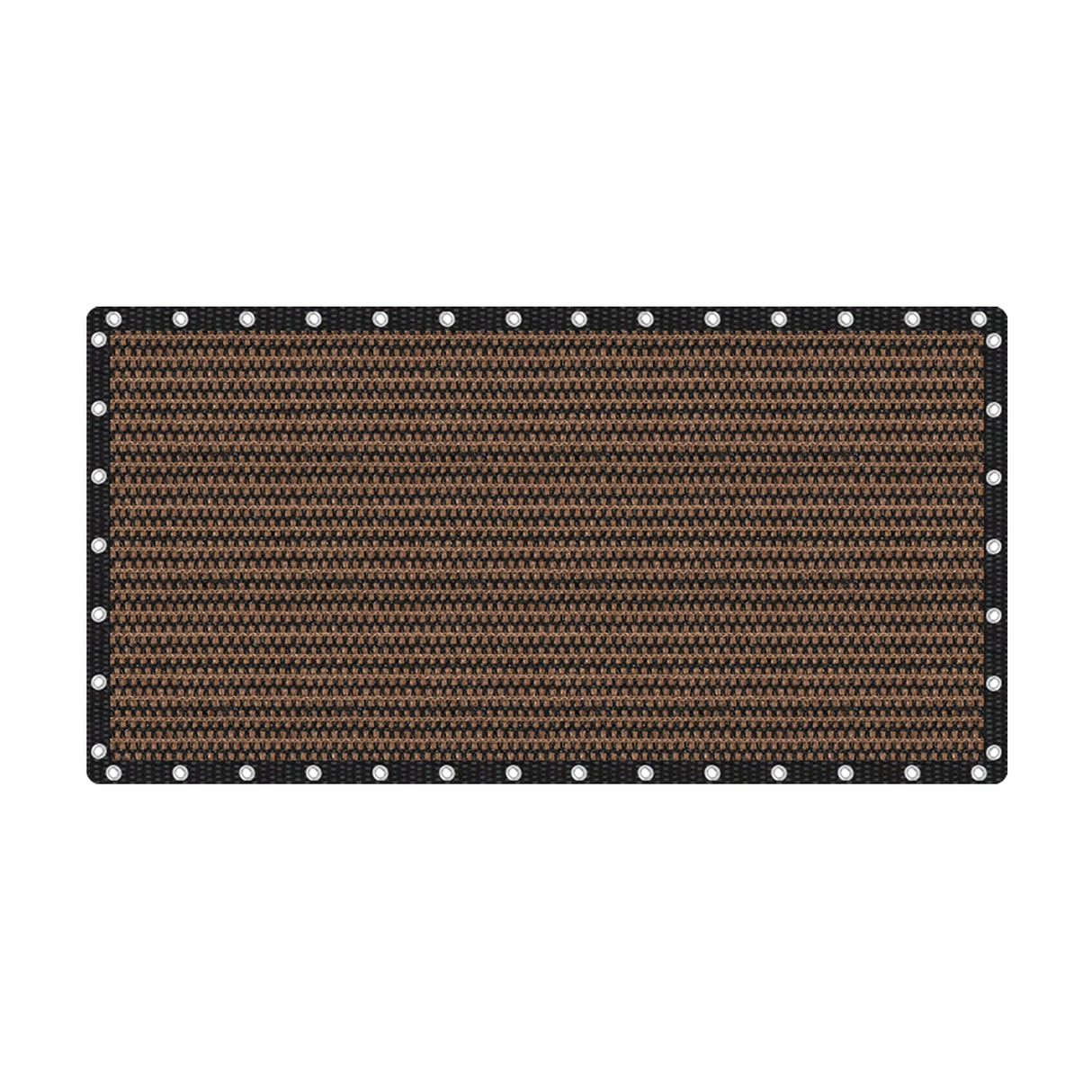 VICLLAX Shade Fabric Sun Shade Cloth Privacy Screen with Grommets for Patio Garden Pergola Cover Canopy 10x20 FT, Mocha VICLLAX