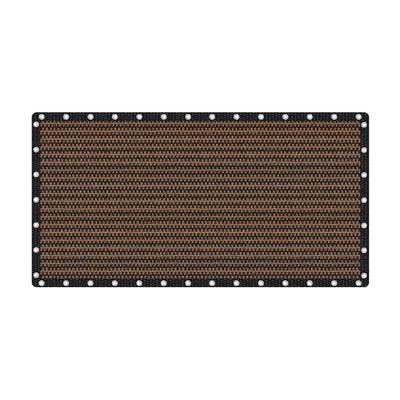 VICLLAX Shade Fabric Sun Shade Cloth Privacy Screen with Grommets for Patio Garden Pergola Cover Canopy 10x20 FT, Mocha