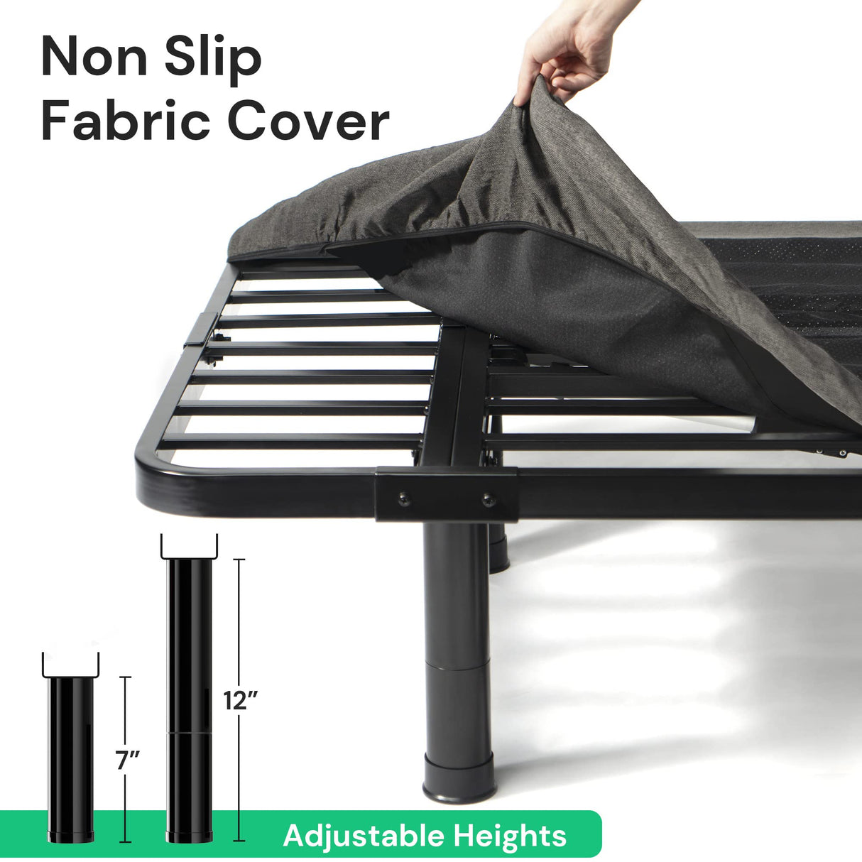 Cozy Castle King Adjustable Bed Frame with Wireless Remote, Zero Gravity, Head and Foot Incline, Adjustable Leg Heights, Electric Bed Frame for Ultimate Comfort Cozy Castle