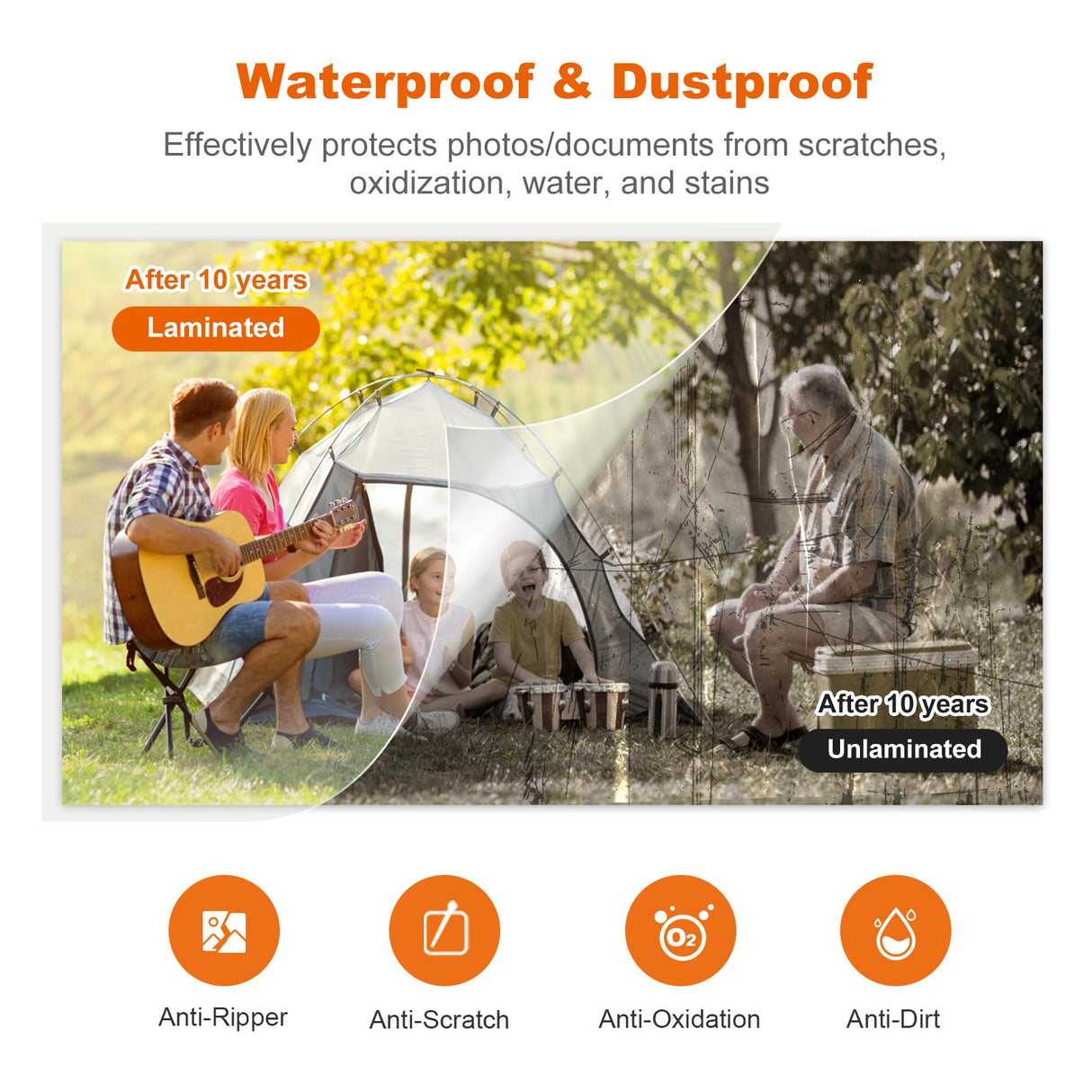 Bonsaii Laminator Machine with 5 Laminating Sheets, 9 Inch Thermal Laminating Machine for Doc/Posters/Photos, Compact Laminator for Home Office School, L421-Grey bonsaii