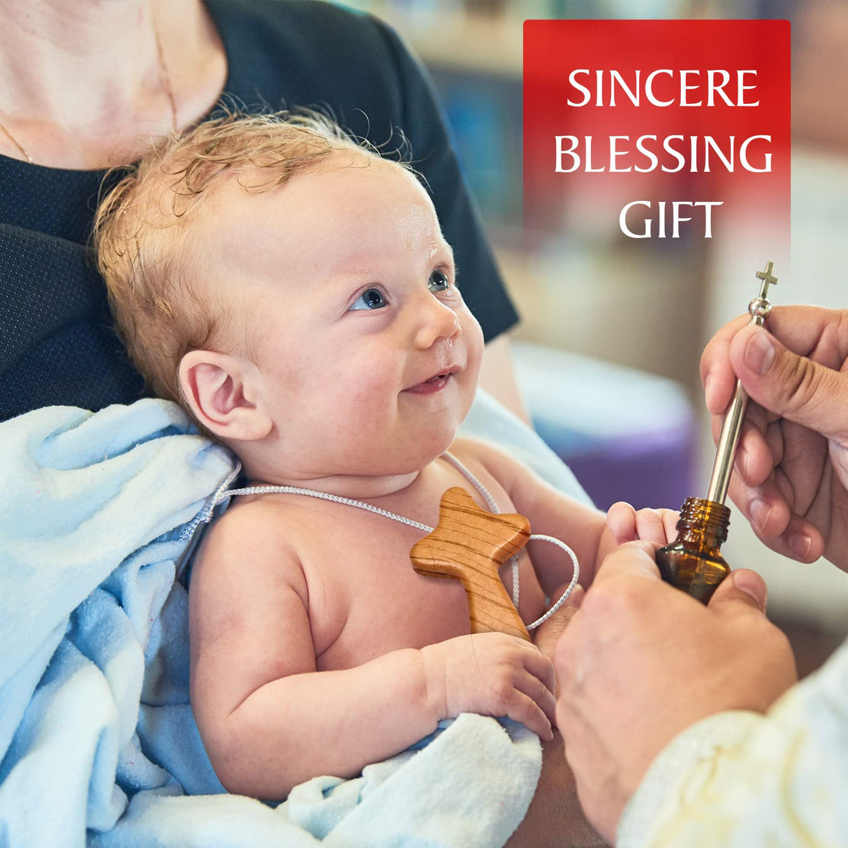 Qunclay 12 Sets Small Hand Held Pine Wooden Cross with Velvet Bag Set 4.1 Inches Portable Holding Wooden Pocket Cross Clinging Cross Jesus Cross Gift for Prayer Palm Size Men Christian Church Gift Qunclay