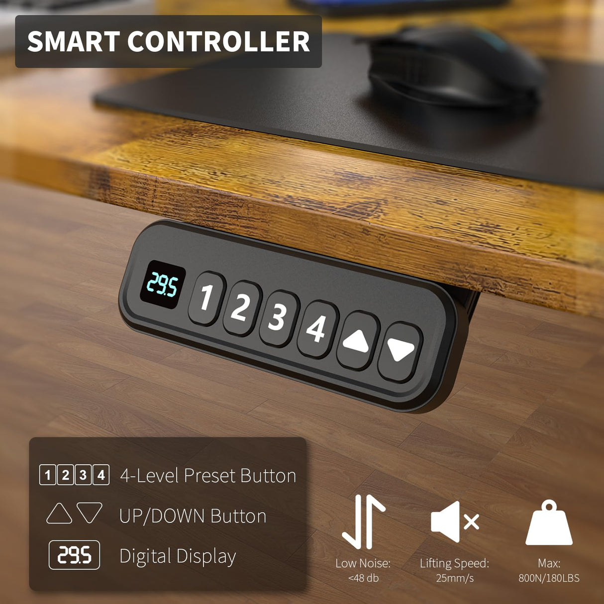 ExaDesk 63×30 Inch Electric Standing Desk with 2 Drawers, Adjustable Height Widened Stand Up Desk with Storage Shelf, Sit to Stand Ergonomic Workstation for Home Office ExaDesk