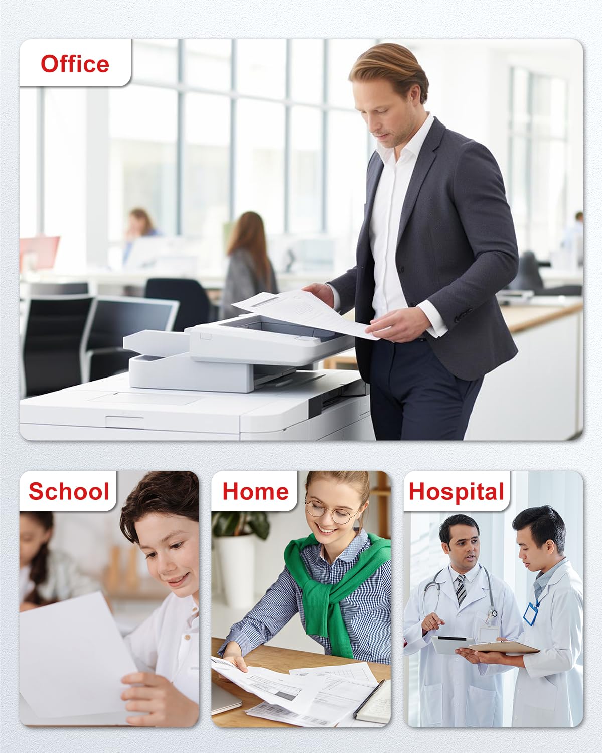 EaseFusion 245XL 246XL Combo Pack Replacement for Canon Ink 245 246 PG-245 XL PG-245XL Black Color Ink Cartridges for Canon Pixma MX490 MX492 MG2522 TR4520 TS3322 TS202 MG2500 TS3122 TR4500 Printer EaseFusion