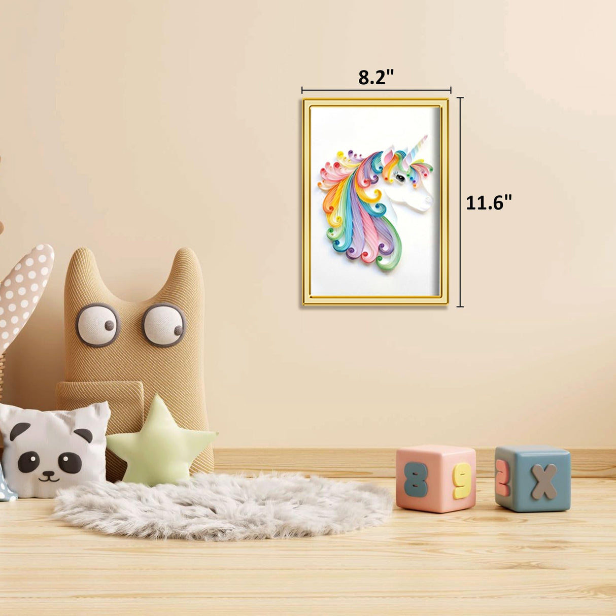 Paper Quilling Kit - Paper Quilling Kit For Beginner Adults, Paper Quilling Set with Quilling Paper Strips 5mm, Filigree Paper Tools, 4 Quilling Patterns Flowers,Peacock,Unicon DIY Craft for Kids Ohmique