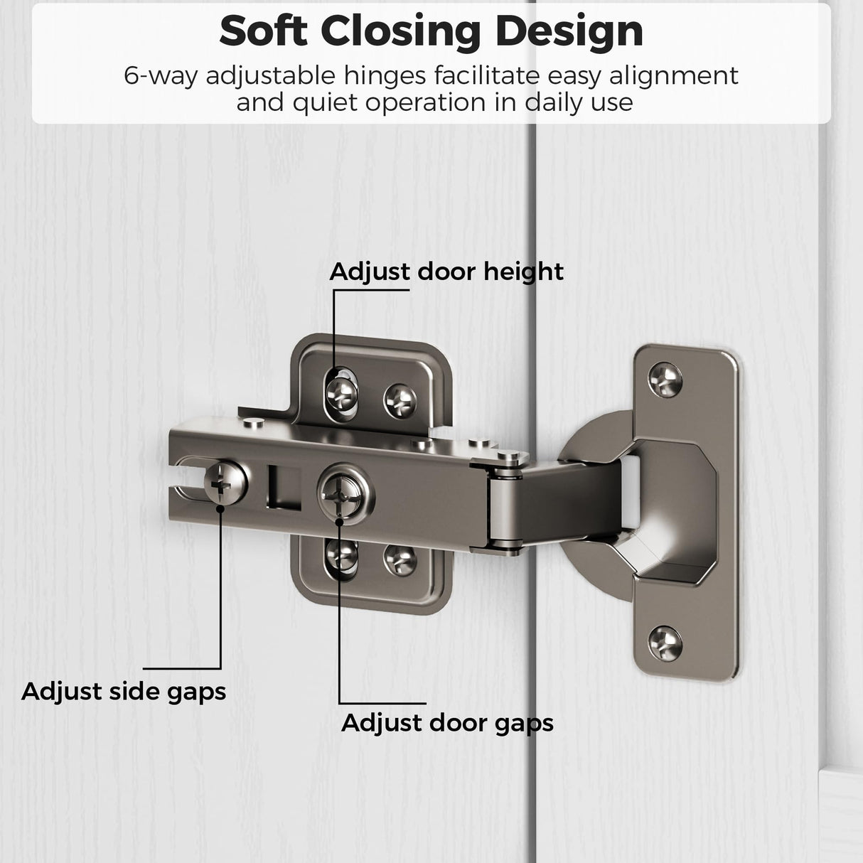 IRONCK 36" Bathroom Vanity with Sink, Freestanding Modern Bathroom Vanity Cabinet with 2 Soft-Close Doors & 2 Storage Drawers, Undermount Rectangular Ceramic Sink, Assembly Required, White IRONCK