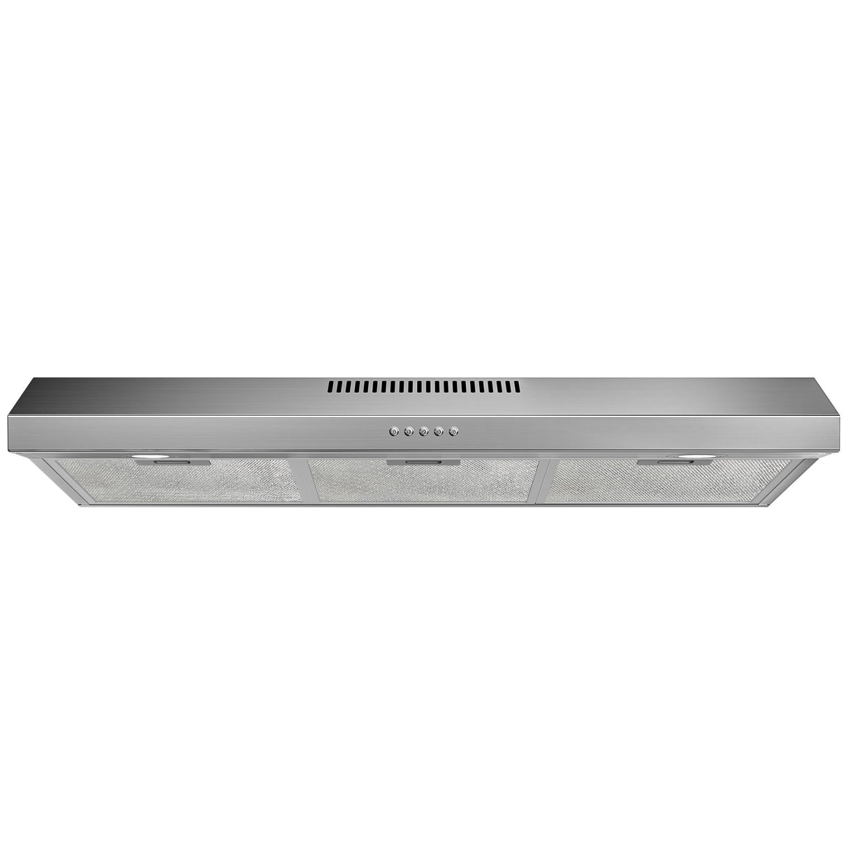 FIREGAS Range Hood 36 Inch Under Cabinet, Ducted/Ductless Convertible Kitchen Hood with 3 Speed Exhaust Fan, 300 CFM, LED Lights, Stainless Steel Vent Hood for Kitchen FIREGAS