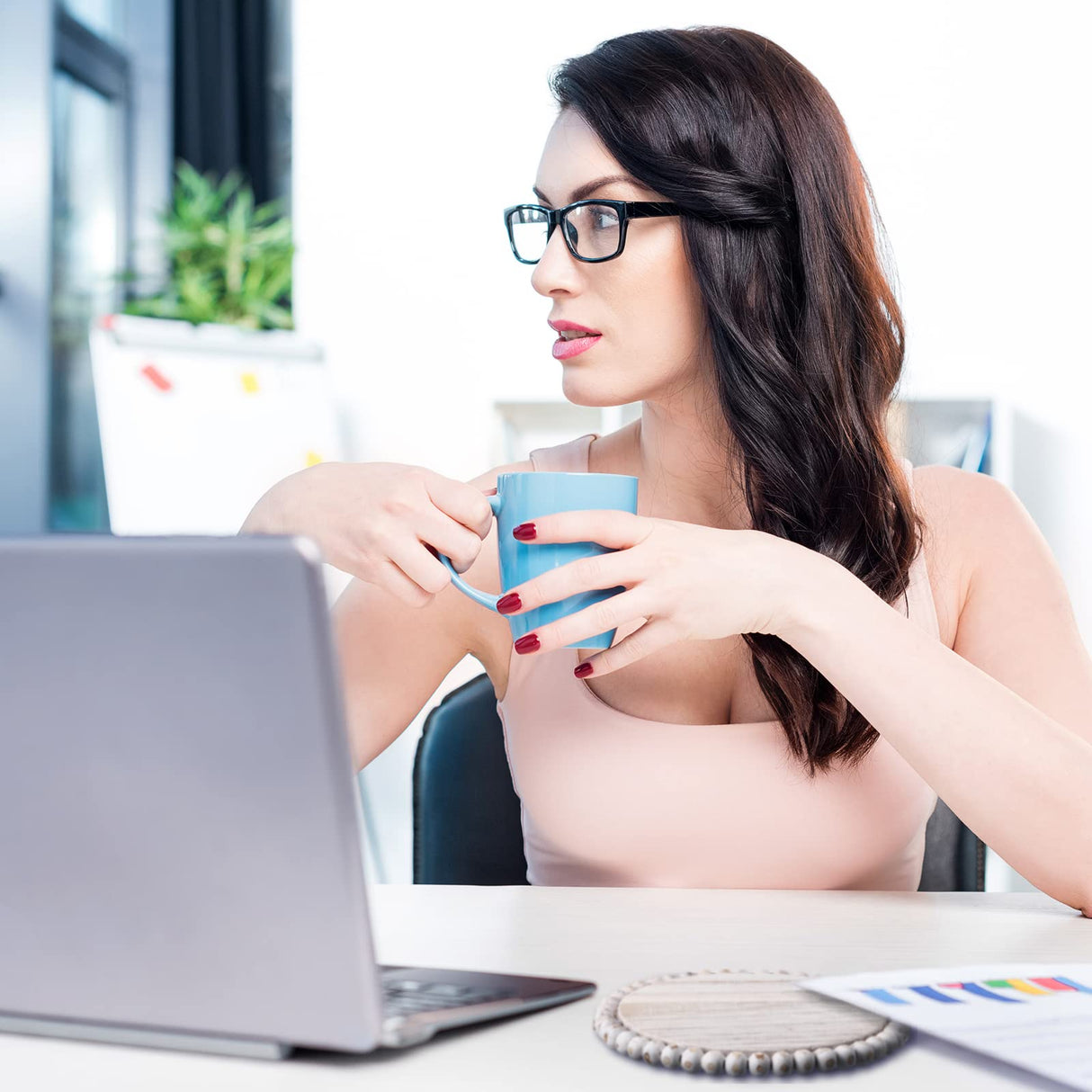 6 Pcs Beaded Wood Coasters Sets 3.94 Inches Round Beaded Coasters Farmhouse Coasters Home Wood Coasters for Drinks Bar Coasters Table Top Coasters for Home Kitchen Table Housewarming (White) Honeydak