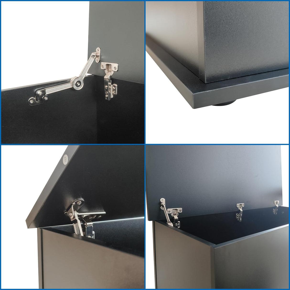 40" Storage Chest Trunk, Modern Wood Chest Kids Toy Box Organizer with Lift Top and 2 Safety Hinges Sturdy and Large Storage Trunk for any Playroom, Bedroom and Living Room HOYOC