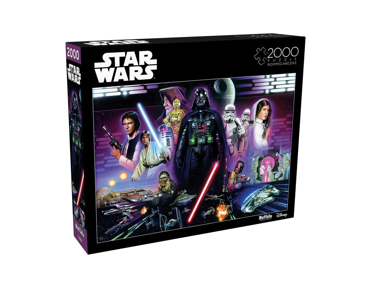Buffalo Games - Star Wars - Don’t Underestimate The Force - 2000 Piece Jigsaw Puzzle for Adults -Challenging Puzzle Perfect for Game Nights - Finished Size is 38.50 x 26.50 Buffalo Games