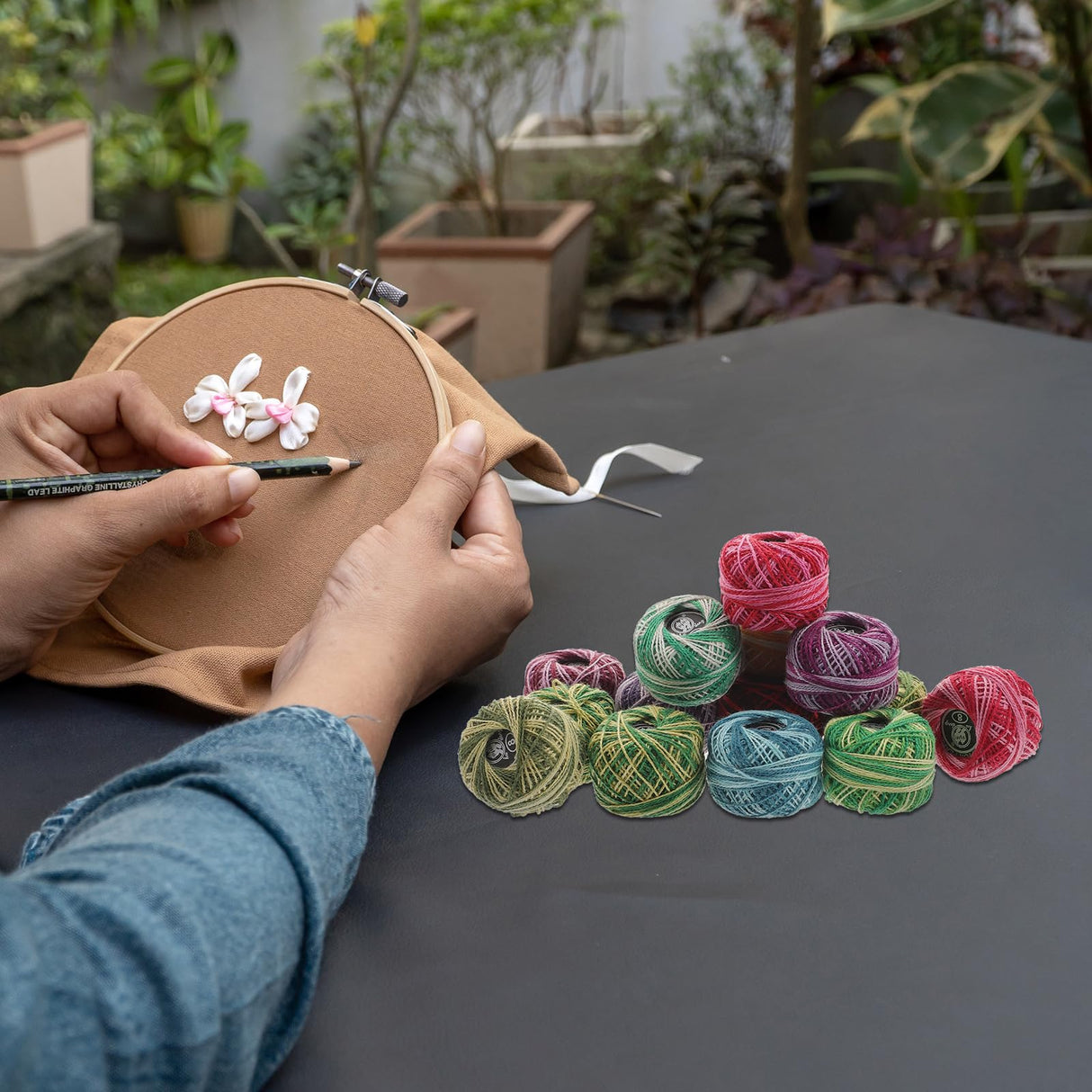 Beavorty Bracelet Making Kit 16 Roll Embroidery Thread Floss Set Rainbow Color Cross Threads Sewing Thread Wool Cotton Line Sewing Craft Art Supplies (Mixed Color) Bracelet Making Kit Beads Beavorty