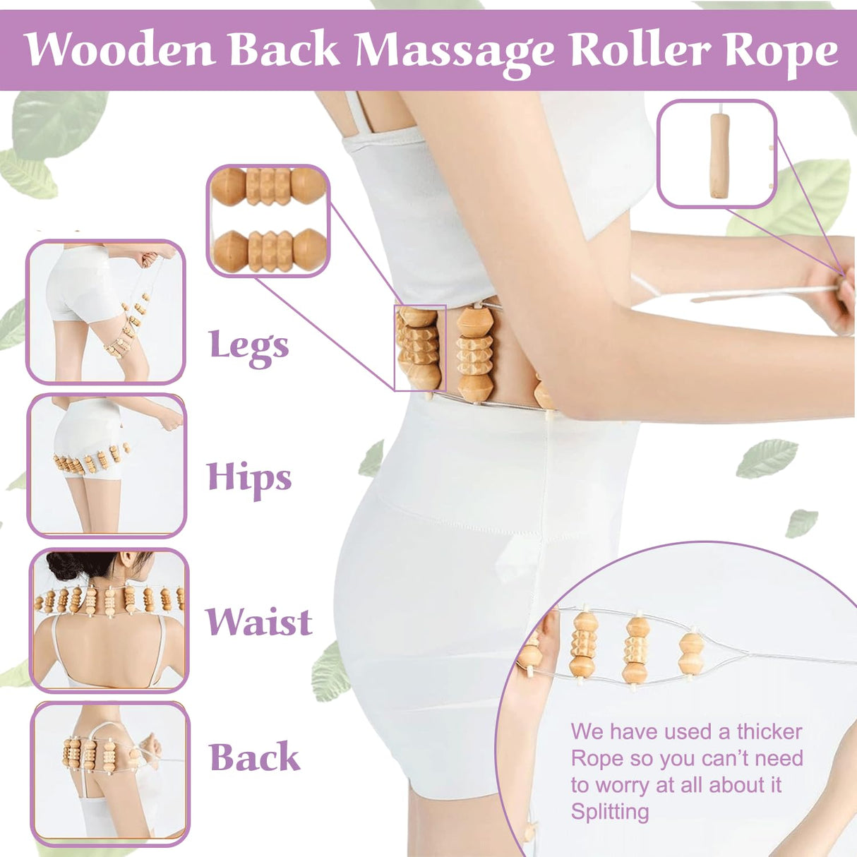 Wood Therapy Massage Tools Kit, Wooden Massager Tools, Body Contouring & Shaping, Muscle Pain Relief Massager Tool, Lymphatic Drainage Massager, Wooden Rollers for Massage, Wooden Body Sculpting Tools PURE VIBE