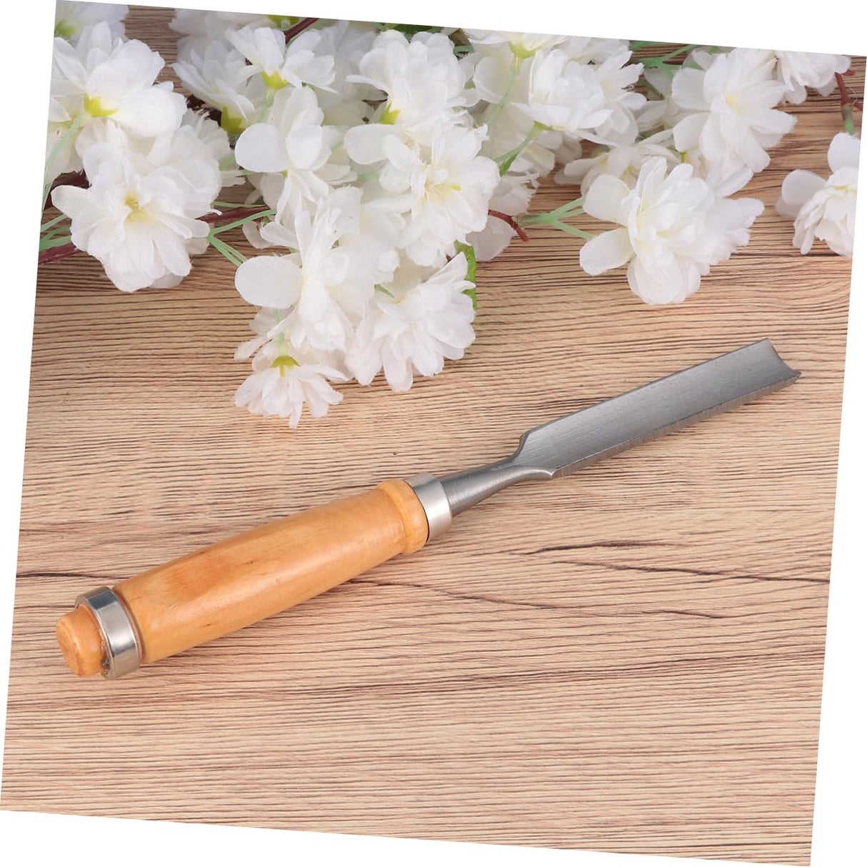 Gadpiparty 1pc Hand Chisel Carving Tools Woodworking Wood Carving Gouges Wood Carving Tool Wood Chisel Sharpening Wood Handle Radial Gouge Electrical Tools Power Tools Bamboo Lathe Shovel Gadpiparty