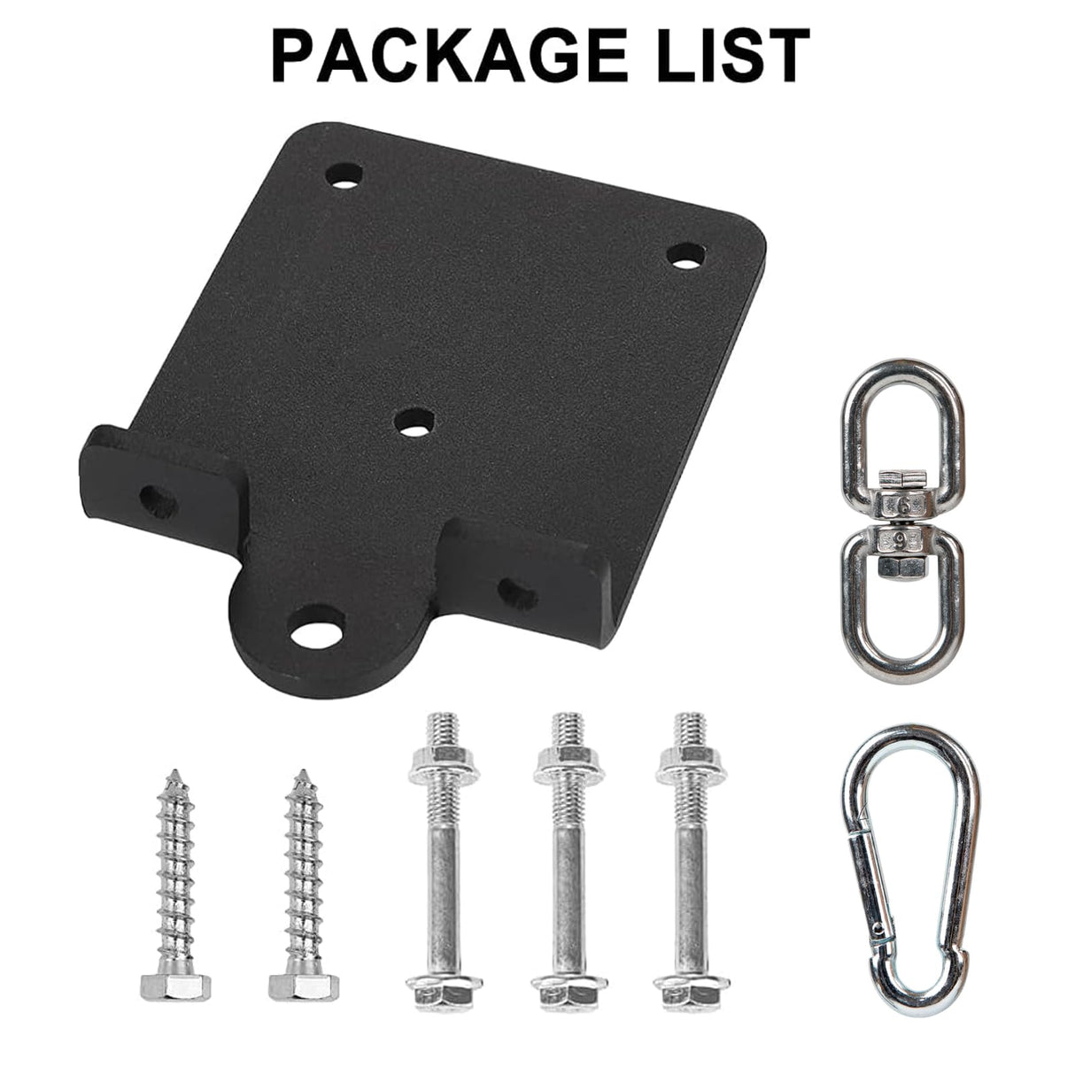 KSWLOR Heavy Punching Boxing Bag Hanger - Heavy Duty Bag Hanger Bracket,360¡ã Rotation Wall Ceiling Mount Wood Beam Hook for Boxing Muay Thai Training,Aerial Yoga Swing & Hammock KSWLOR