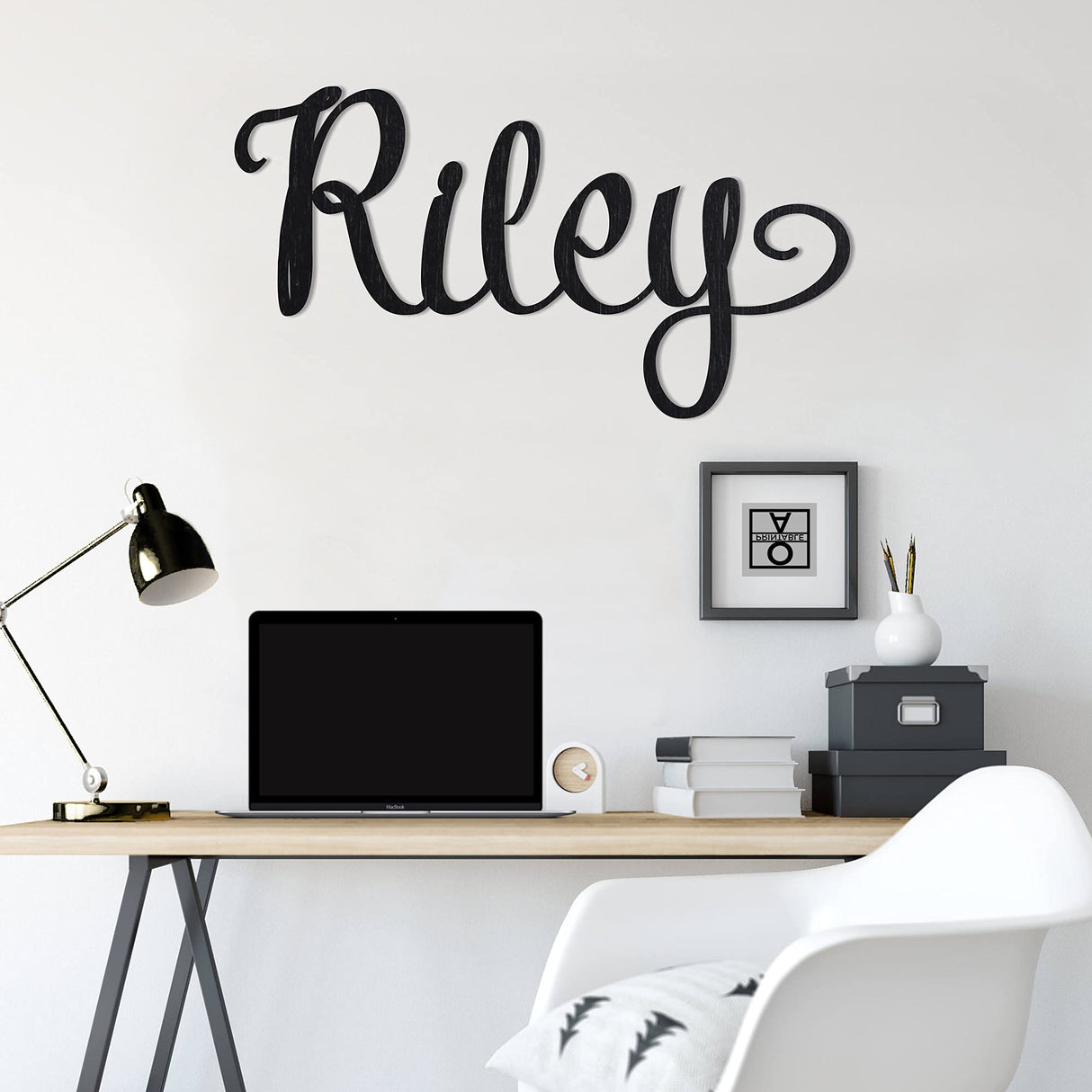 Personalized Wood Name Sign 6" - 60" Wide, Personalized Wood Name Sign, Name Sign for Boy or Girl, Wedding Sign, Personalized Children's Room Sign Décor(SIGN-3) LONG DOORS