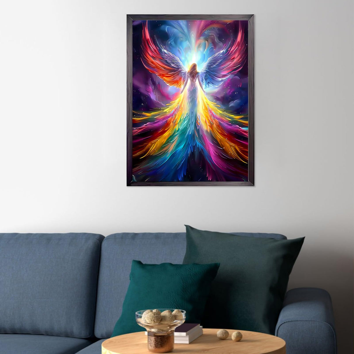 CEOVR Angel Diamond Painting Kits for Adults, 5D Full Drill Fairy Diamond Art Dots DIY Gem Art, Adult Crafts Kits Arts and Crafts, Wall Decor for Home Office 12x16in CEOVR