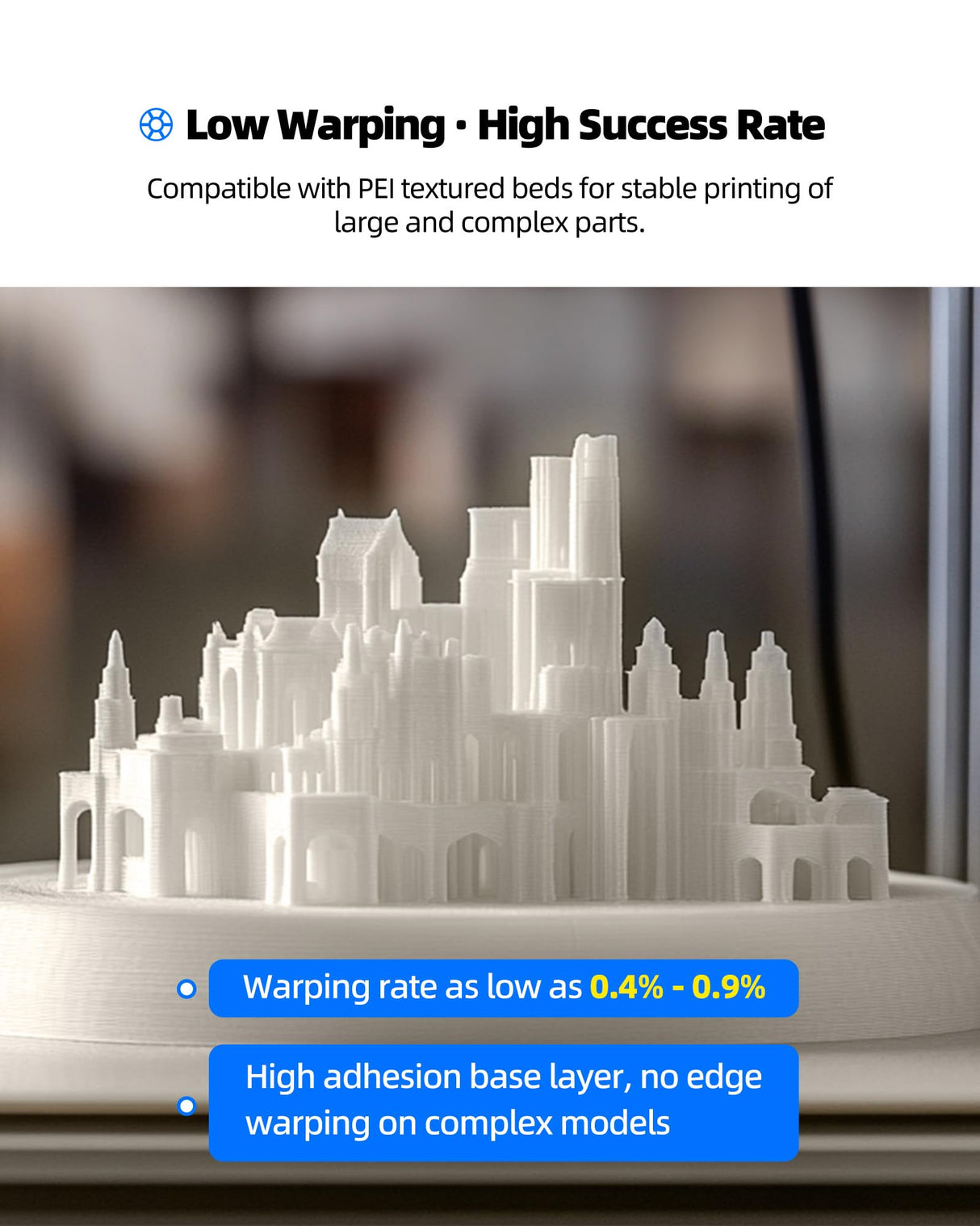 Inslogic ABS FR V0 Filament 1.75mm, Flame Retardant 3D Printer Filament, V0 Grade, Low Warping, Impact Resistant, 1kg Spool (2.2 lbs), Dimensional Accuracy ±0.03mm (Natural) Inslogic