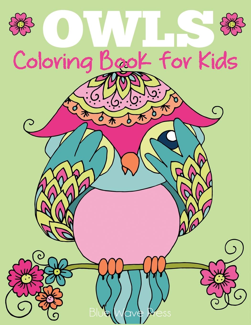 Owls Coloring Book for Kids Blue Wave Press