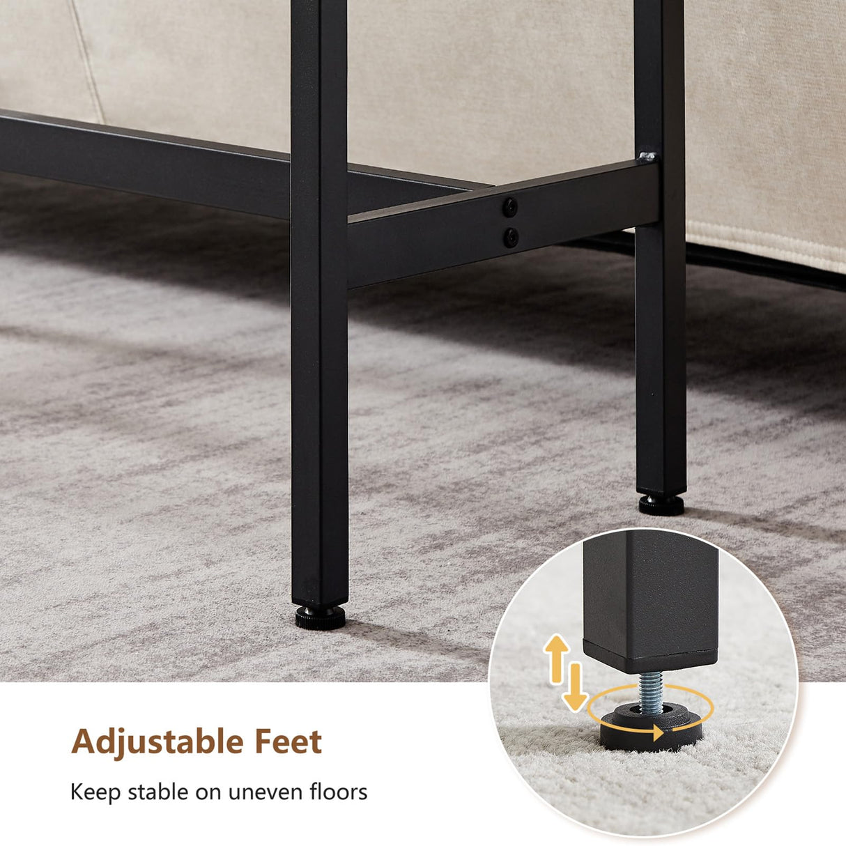 Tatub Bar Table and Chairs Set of 2, Industrial Sofa Table with Stools, 3 Piece Counter Height Small Dining Table Set for 2, Pub Table and Chairs Set of 2, Gray Tatub