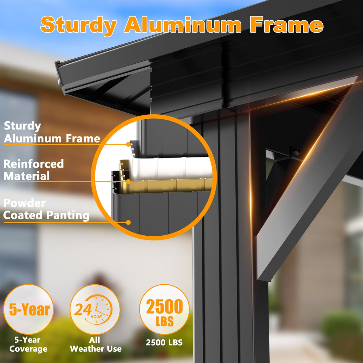 HOTEEL 10x15 Hardtop Gazebo with Flame-Retardant Curtain & Netting, Hot Tub Gazebo with Galvanized Steel Double Roof, Heavy Duty Permanent Pavilion Outdoor for Patio, Frame Thickened (Upgraded 3.0) Hoteel