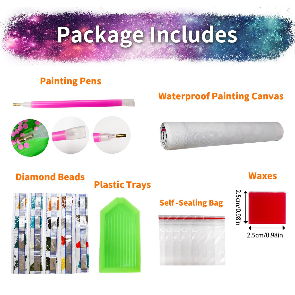 JYLMOOD 2 Packs Cartoon Diamond Painting Kits for Adults 5D Diamond Art Kits for Kids Beginner,DIY Full Drill Diamond Rhinestone with Tools Accessories for Home Wall Decor Christmas 12x16inch JYLMOOD