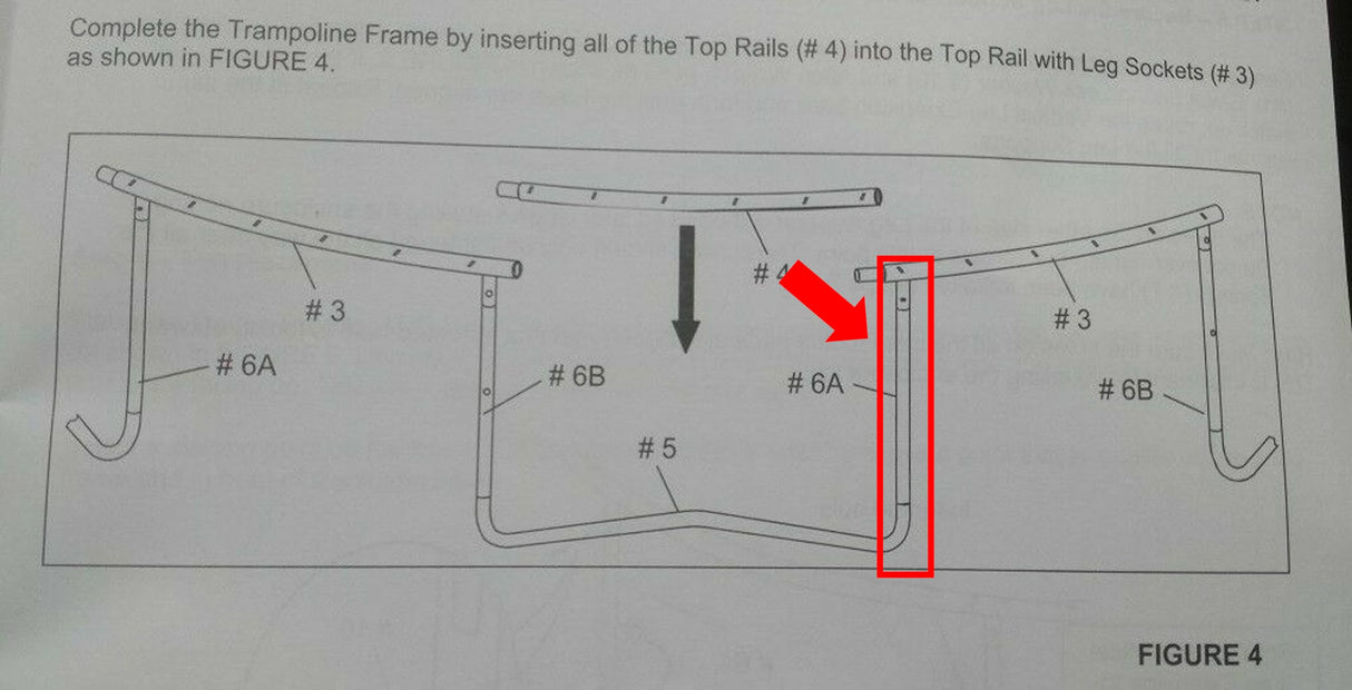 Bounce Pro 14' Round Trampoline Vertical Leg Extension (6A) Bounce Pro
