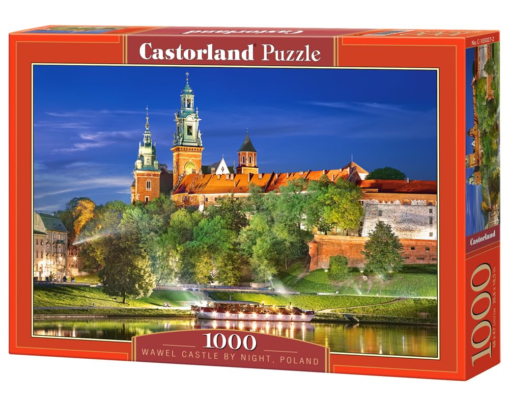 Castorland Wawel Castle by Night, Poland Puzzle (1000 Piece) Castorland