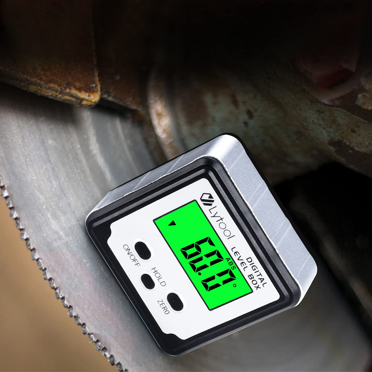 Lytool Digital Angle Finder, Angle Gauge Electronic Level Tool with Bubble Level and Magnetic Base, Digital Inclinometer Angle Measuring Tool for Woodworking, Construction and Machinery Lytool