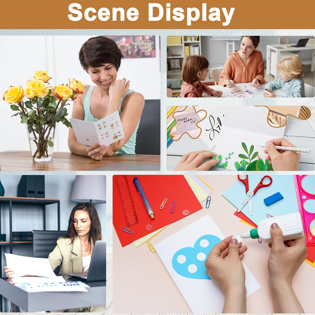 Silunkia 28 Sheets Shimmer White Cardstock 8.5 x 11 Craft Paper, 250gsm/92lb Premium Heavyweight Paper Card Stock for DIY Card Making, Greeting Cards, Business Cards, Wedding Invitations, Menus Silunkia