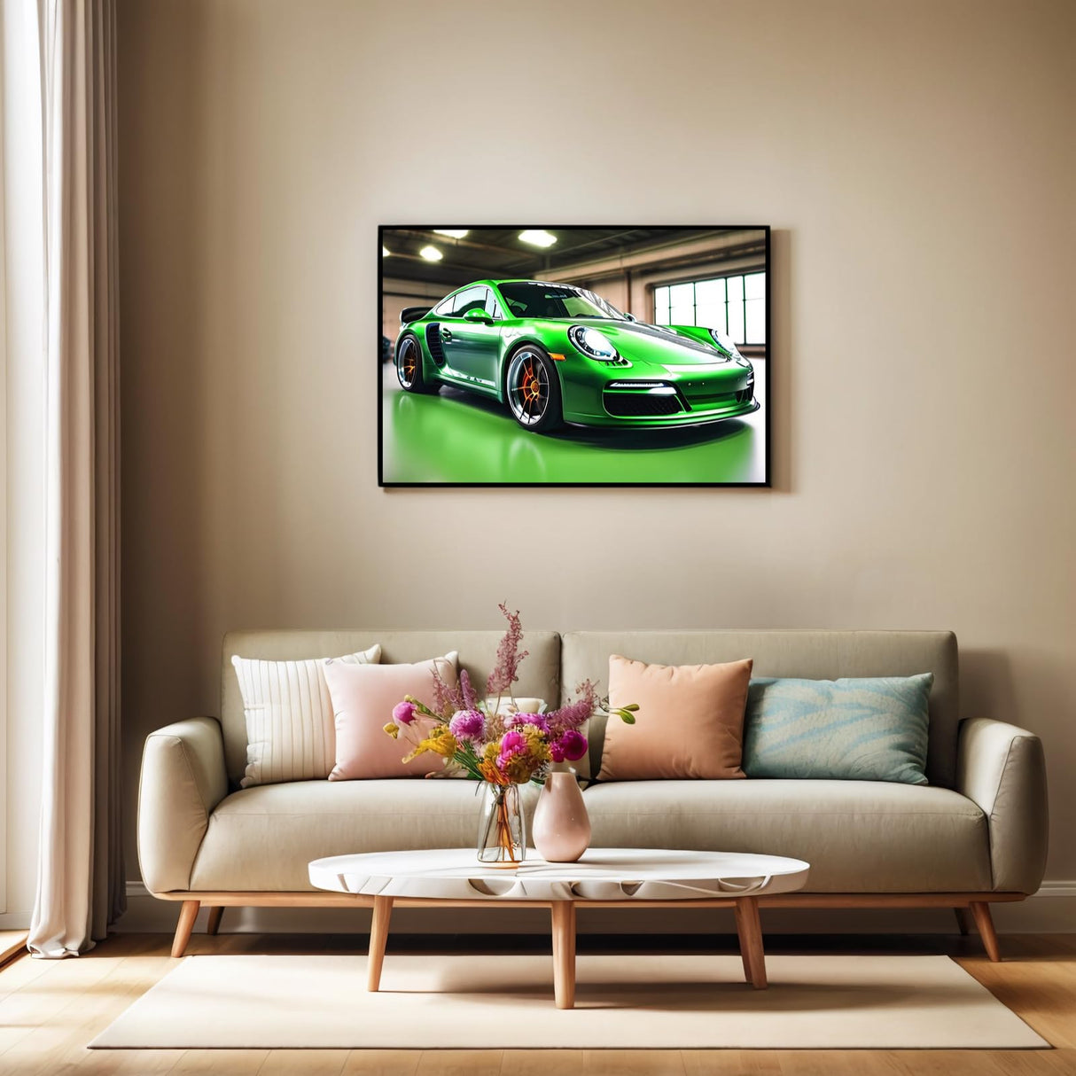 NUFTVI Street Sports Car Diamond Painting Kits, 5D Full Dill Diamond Art Gemstone Painting, 12x16 Inch DIY Home Decoration for Adult & Beginner NUFTVI