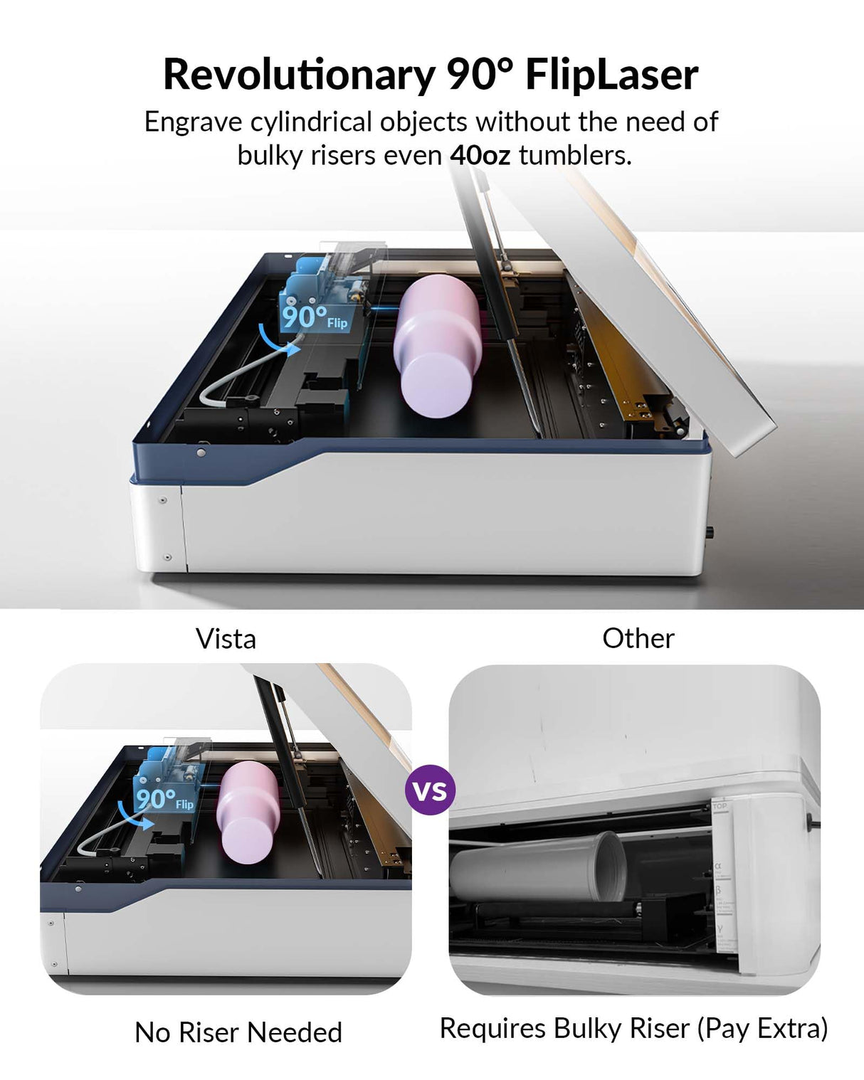 WECREAT Vista 10W Laser Engraver with 2W IR Laser Module, 600mm/s, Diode Desktop Laser Engraving Machine for Small Business DIY Metal Jewelry Leather Gifts WECREAT