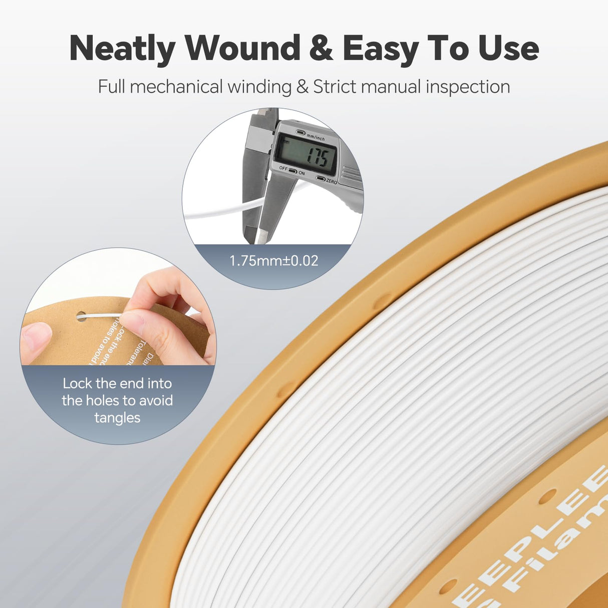 DEEPLEE PETG 3D Printer Filament 1.75mm 1KG, Dimensional Accuracy +/- 0.02 mm, High Toughness & Impact Resistance PETG Filament Fits FDM 3D Printers, Black Deeplee