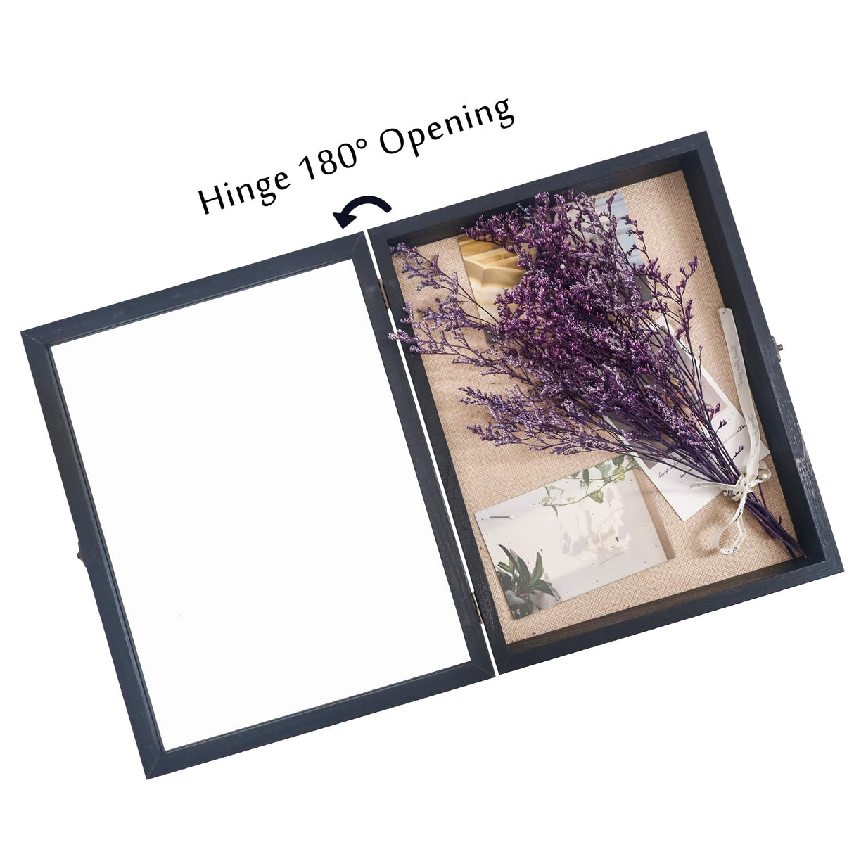 Hodeframe Pet Memorial Shadow Box 11x14, Pet Memorial Dispaly Case Picture Frame Dogs and Cats with Glass Window and for Loss of Dog Cat Passed Away Remembrance Display Case Hodeframe