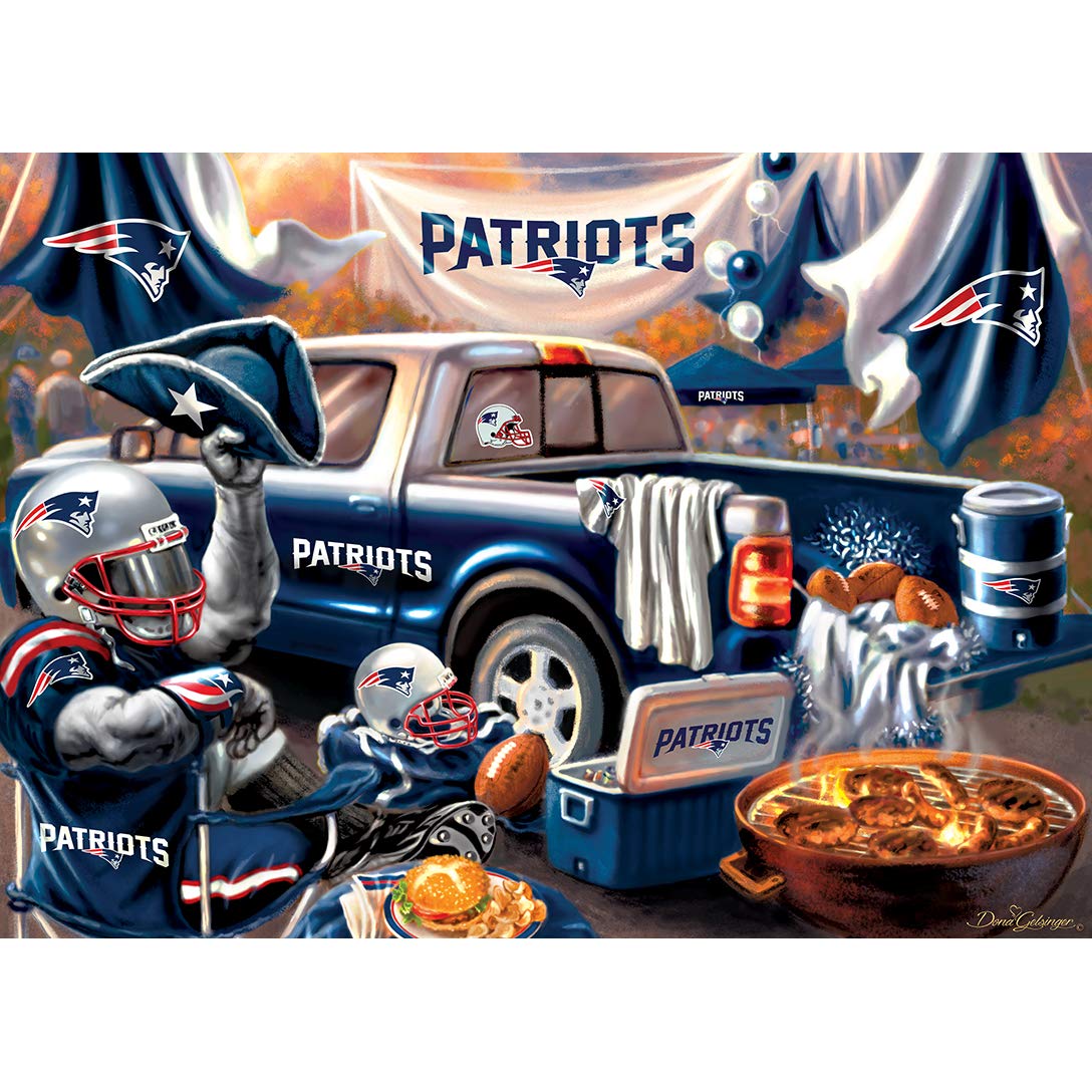 MasterPieces - 1000 Piece Jigsaw Puzzle, NFL New England Patriots, Fun for Adults and Family, Non-Glare Finish, 19.25"x26.75" Masterpieces