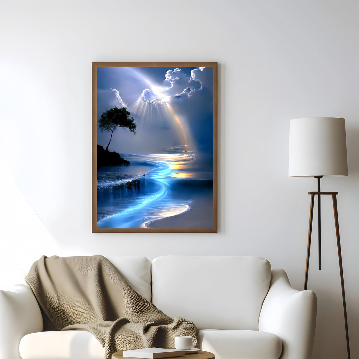 Rainbow Sky Diamond Art Kits for Adults, 5D Diamond Painting for Adult Beginners, DIY Full Drill Round Gem Painting Dot Art for Adults,Home Wall Decor 11.8x15.7 Inch 5DDIYART