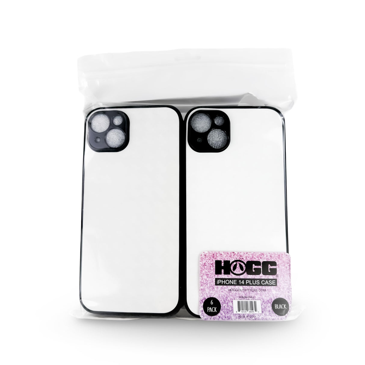 Hogg Sublimation Phone Case Blanks - 6 Pack, Sublimation Phone Cases for iPhone 14 Plus, Sublimation Cases for iPhone 14 and 15 - All Versions, 6 Pcs DIY Phone Case White Hogg