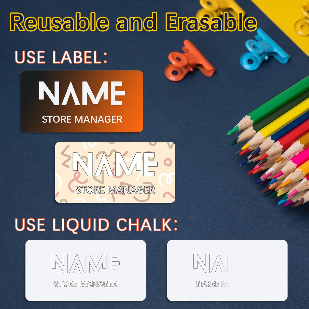 25 pcs Sublimation Name Tags,1.5 x 3 Inch Metallic Aluminium Sublimation Name tag Blank Magnetic Name Tags,Sublimation Name Badge Blanks Reusable Name Tags LIZOIDZSM