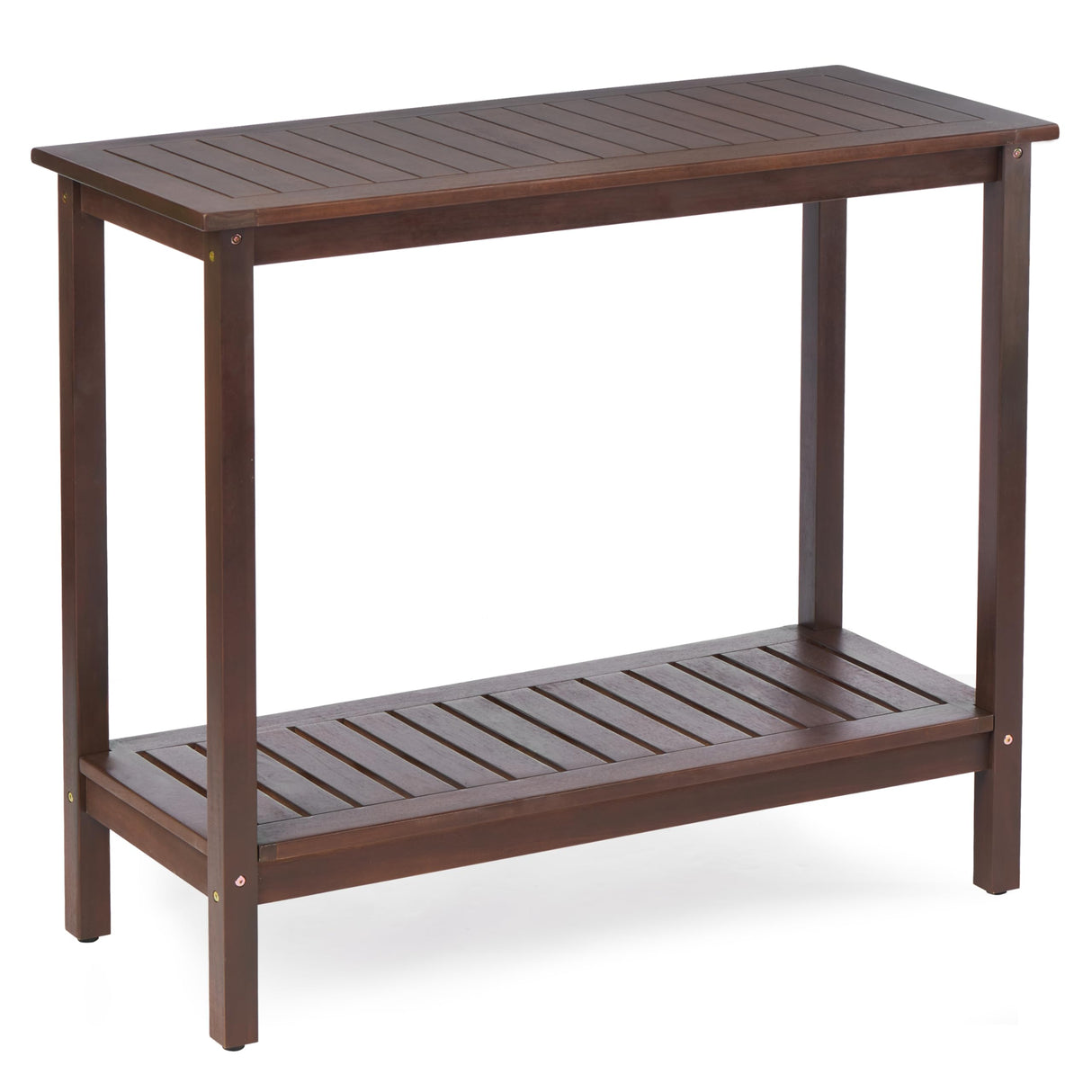 Mederlo Acacia Wood Console Table, Entryway Living Longs for Living Room, Indoor Outdoor Furniture Mederlo